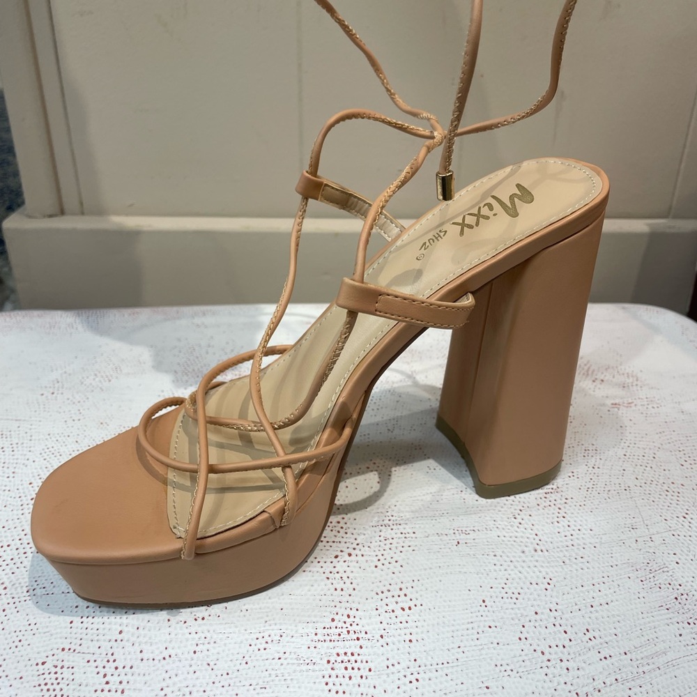 Lace up heels